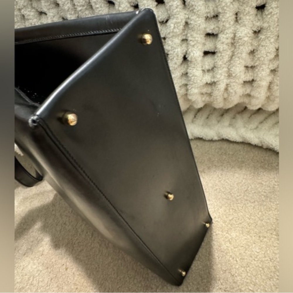 GUCCI TOM FORD Large Leather Snap Bag - Vintage - Picture 8 of 9